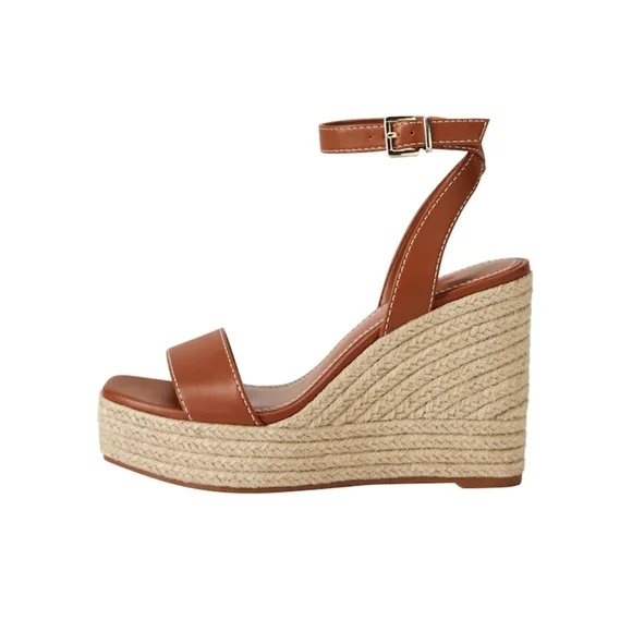 🔥Last 1🔥 Mango Wedge buckle sandals - Picture 2 of 6